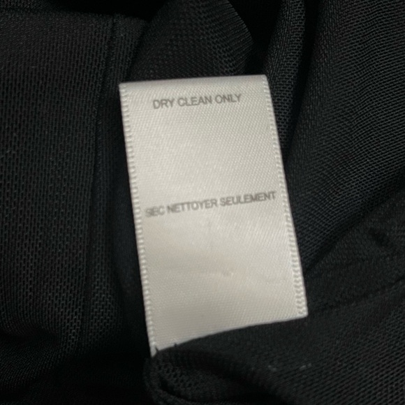 Rebecca Taylor Navy Black Bodycon Career Professional Cap Sleeve Dress Size 4 - Picture 8 of 9